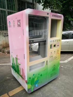 A reciclagem velha dos vestuários da comunidade engarrafa o armazenamento reverso 15kg da máquina de venda automática