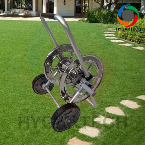 High Durability Trolley Hose Reel Cart For 1/2X50m Hose