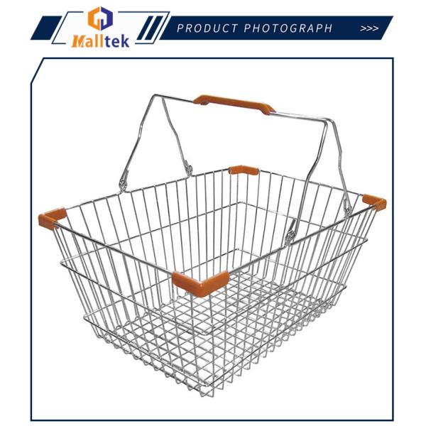 20L цинковая прокатная сетка металлическая корзина для магазинов