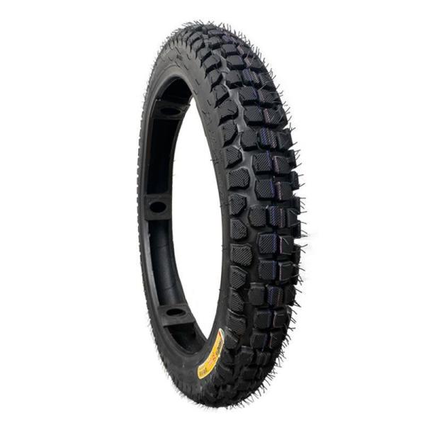 Pneus à rayures de moto 2.75-18 90/90-21 80/100-21 8-21 Diamètre 13 mm-20 mm Profondeur de la bande de roulement