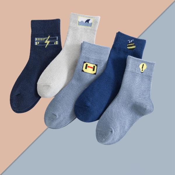 A compressão de Grey Pink Ankle Low Cut do grupo golpeia a menina infantil morna acolhedor do algodão