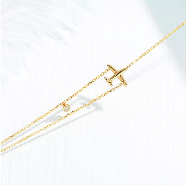 Браслет 0.05ct диаманта золота 18k ODM 17cm вокруг пряжек кольца