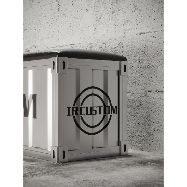 Versatile Shipping Container Bench Dual Seat Iron Metal Bench For Professional Dance Studio