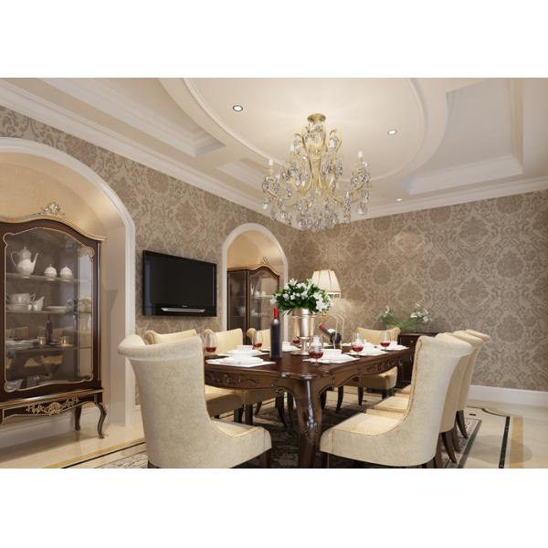 Eco - Friendly Victorian Style Wallpaper Victorian Wall Paper For TV Background