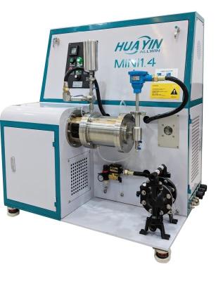 SIC Ceramic 4kW 1L/2L Horizontal Bead Mill Machine In Labortatory Testment