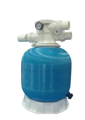 Top Mount Quartz Sand Filter Fiberglass Filteration 2.5 Bar Work Pressure