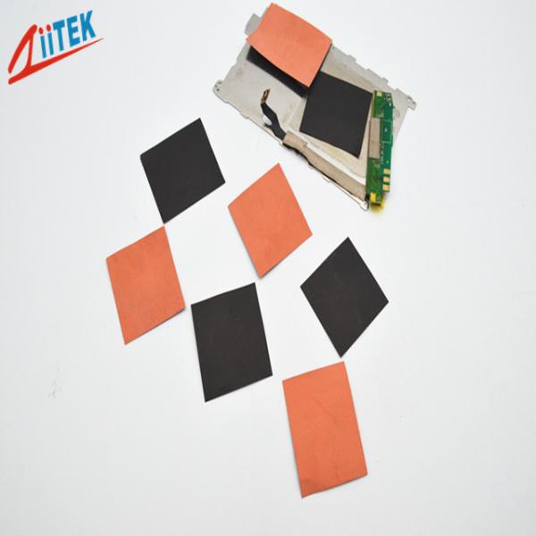 -40℃ ～250℃ TIR 260CU High thermal conductivity 240 W/ mK black thermal thin graphite sheet 85 shore00  2.7 g/cc