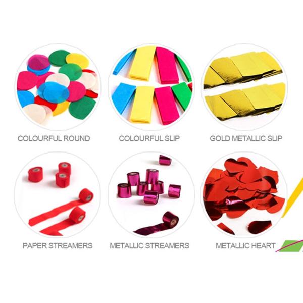 45cm 11KG Twisted Bottom Electric Confetti Launcher BW-20