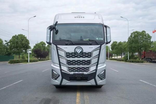 Foton 8.5m 3 Axis 6x2 Refrigerated Box Truck Gasoline Fuel Type Euro 4