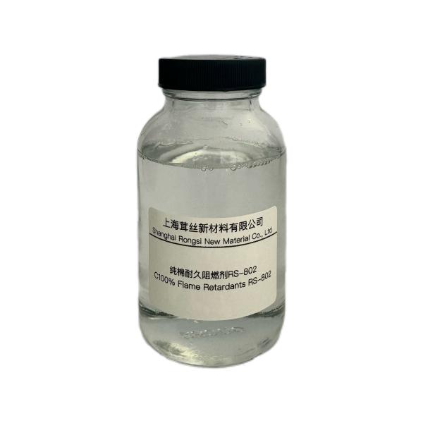 Viscose Flax Modal Lyocell and Cellulosic Fibers with C100% Flame Retardants RS-802