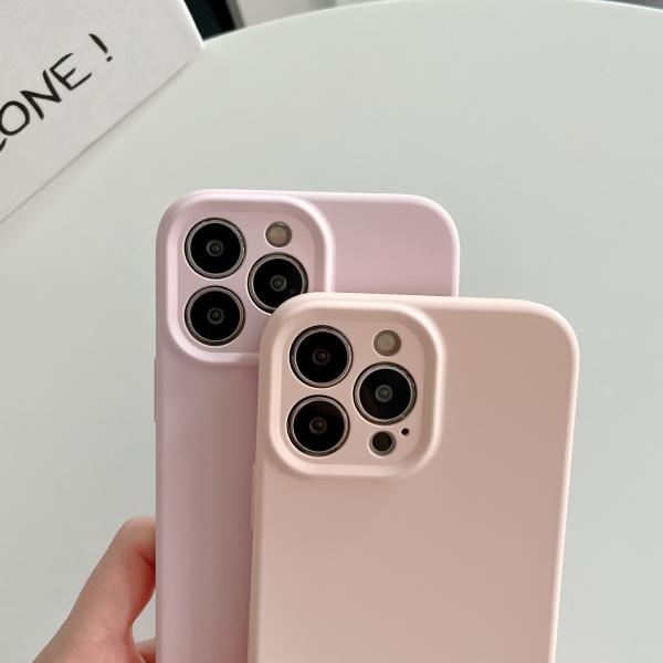 Pink / Green Custom Silicone Covers Super Strong Magnet Phone Cover