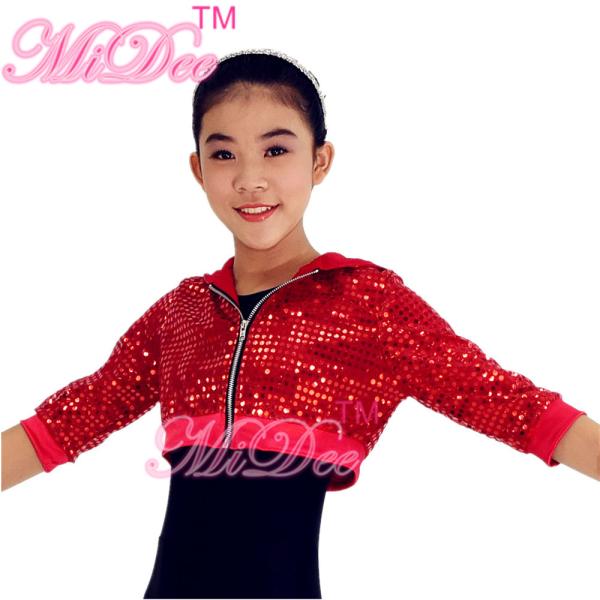 Sequins Hoodies Hip Hop Dance Costumes Jacket Street Dance Costumes Performance Competition Sport Jacket Dresses