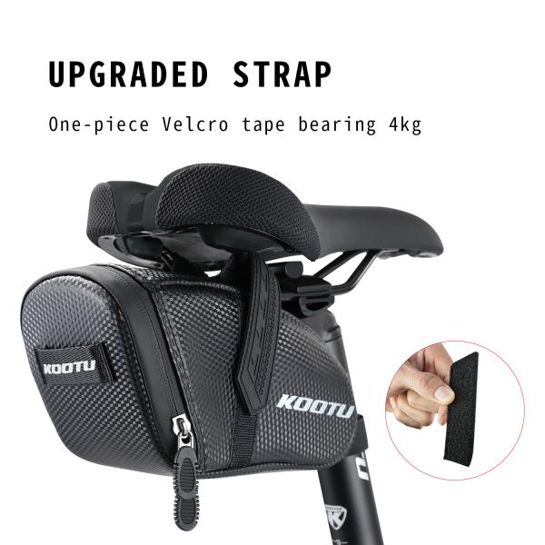 Bolso del poste de Seat de la prenda impermeable del bolso de la silla de montar de la bicicleta de KOOTU para la bici de montaña de la bici del camino