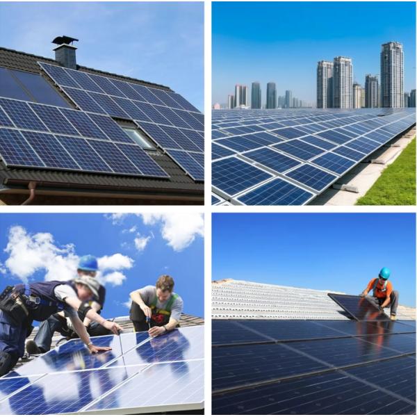 182mm Half Cut Cell Monocrystaline Silicon 420W-440W All Black Mono Solar Panel Module