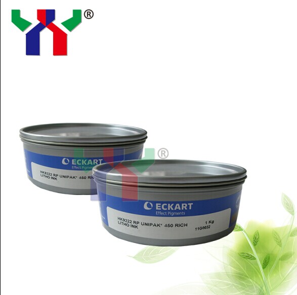 Germany Eckart High Quality Gold and Silver Offset Ink Solvent Based 1kg/can for Sheet-fed Paper Printing