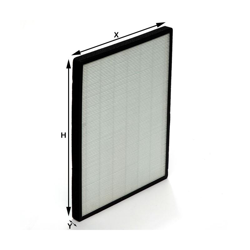 Customized Size High Filtration Efficiency Odor Removal Air Purifier Replacement HEPA Filter