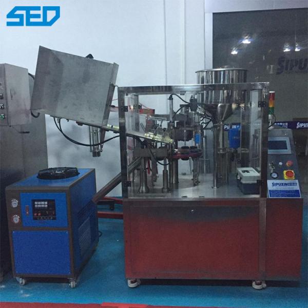 Máquina de vedação automática de enchimento de tubos de plástico e flexível