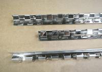 Rails à crochet de suspension d'acier inoxydable pour des rideaux en bande de PVC