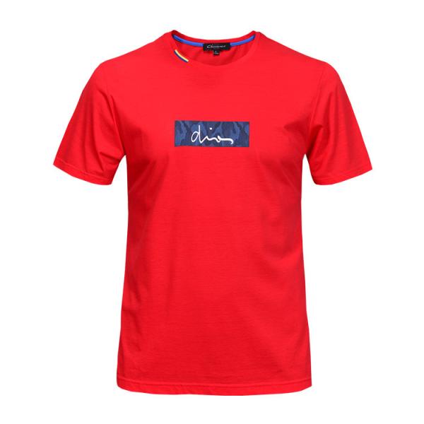 100% Cotton Men Polo Style T Shirt Custom Design Environmental Protection
