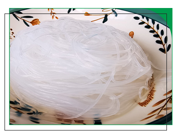 Bright Light Crystal and Clear Longkou Rice Vermicelli 250 G Rice Noodle Organic and Healthy Vermicelli Longkou