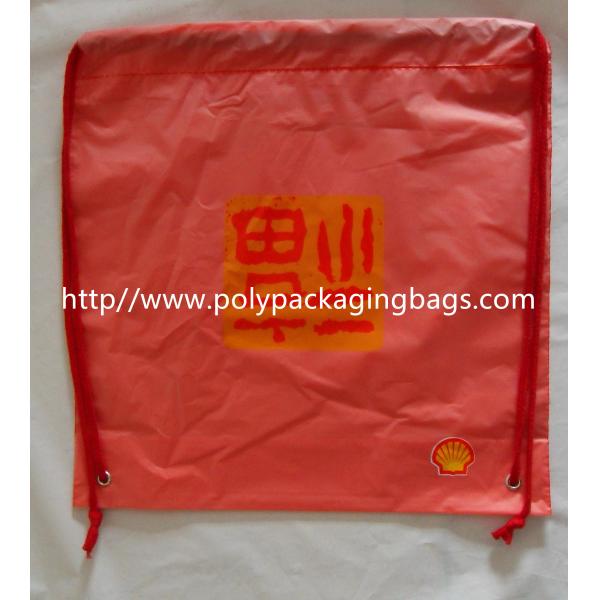 Recyclable пластичные мешки Drawstring спортов рюкзака для Hiking/перемещение