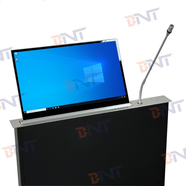 Motorized Computer Monitor Lift Hidden Automatic Flip up Screen Lift Mechanism for Board Table