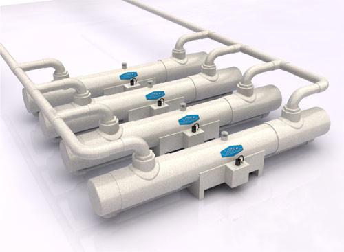 Esterilizador uv Inline comercial da cultura aquática para o tipo do laboratório da desinfecção da água