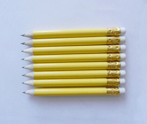 round golf pencil , wood golf pencil , golf pencil , wood golf pen with eraser