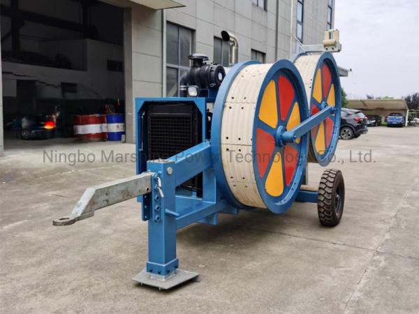 Equipamento hidráulico para puxar cabos de rodas de tração