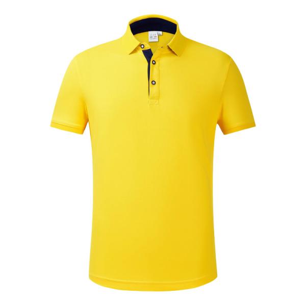 No Pilling Short Sleeve T Shirt SGS Mens Plain Polo Shirts Breathable