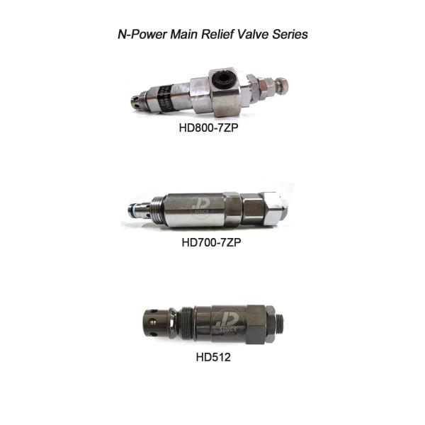 Válvula de descarga principal de Kato Unload HD512 HD700-7