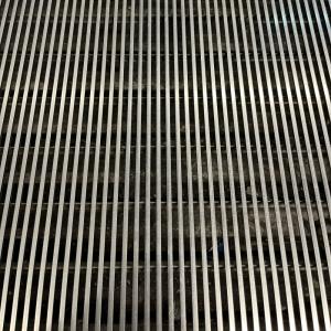 Wastewater Sieves Welded Wedge Wire Screen 304 316 316L Stainless Steel Material