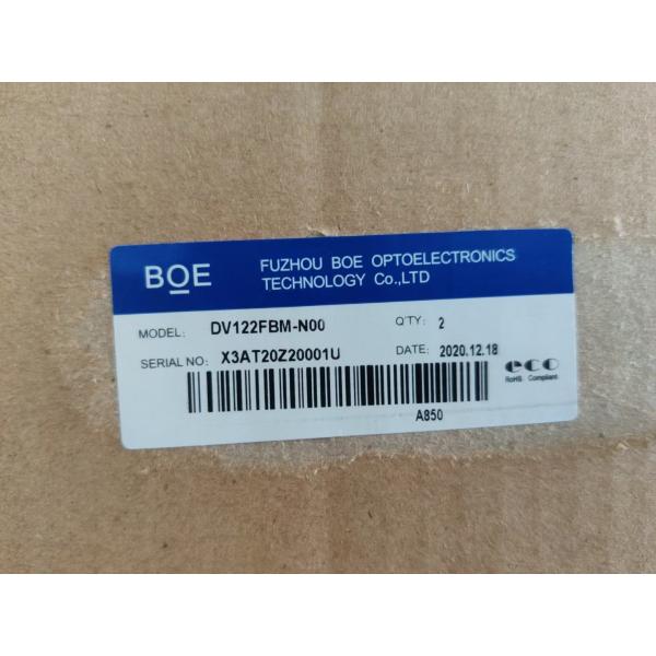 BOE 12.2inch Digital Signage LCD Screen DV122FBM-N00 with 880×1080 Resolution 250cd/m² Brightness and 30pin Connector