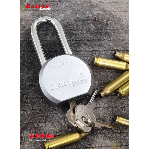 Rarlux 65mm Alloy Steel Durable Security Padlock with 3 Brass Keys Waterproof & Anti-Theft