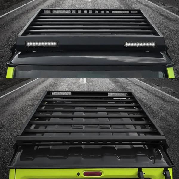 Améliorez votre expérience de conduite avec notre support de toit en alliage d'aluminium SUZUKI Jimny 2018-2021