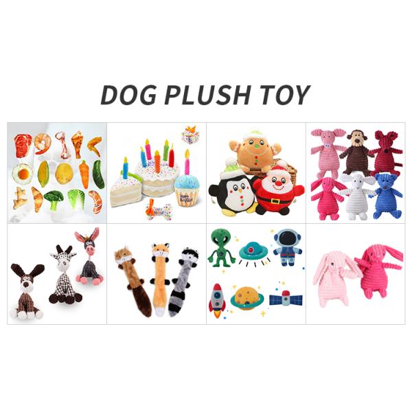 Molar Indestructible Plush Squeaky Dog Toys Brown Puppy Chew Toys