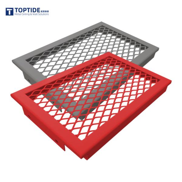 Architectural Wire Mesh Aluminium White Cladding System for Building Interior and Exterior Walls Ceilings