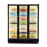 Tres puertas de vidrio Luzes LED múltiples Bebidas / Liquores Display de refrigeración congelador