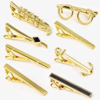 Unisex Metal Tie Bar Clips Material de aço inoxidável personalizado para noivado