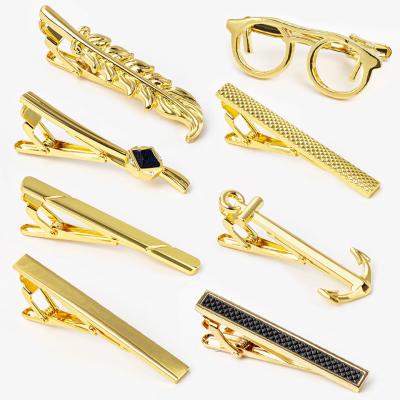 Unisex Metal Tie Bar Clips Stainless Steel Material Personalized For Engagement
