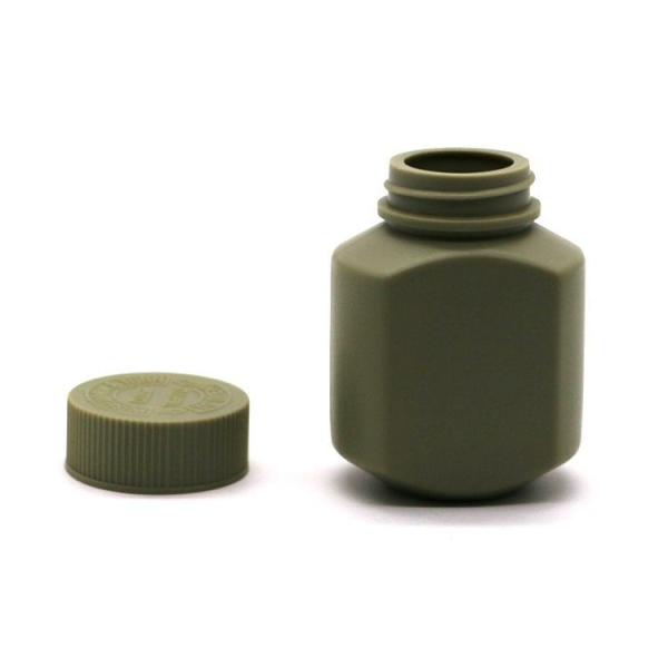 Child-Resistant Cap HDPE 60ml Square Plastic Bottles for Tablets and Organic Capsules