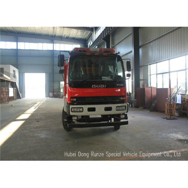 ISUZU FVR EURO5 Water Foam Fire Fighting Vehicles For Fireman Department