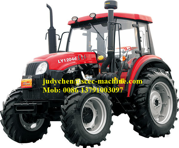 сельско-хозяйственная техника земледелия евро II YTO трактора фермы 120hp LY1204D