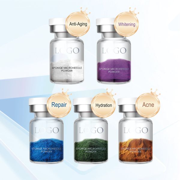 Custom Private Label Sponge Microneedle Powder Sqt Spongilla Sponge Spicule Bio Microneedling Sponge Microneedles