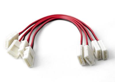 3528 Single Color  LED Strip Connector Strip To Wire 8mm 6 Inches Long
