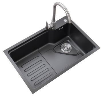 Nanometer Stainless Kitchen Sinks 1mm Thick Commercial Hand Sink Single Bowl