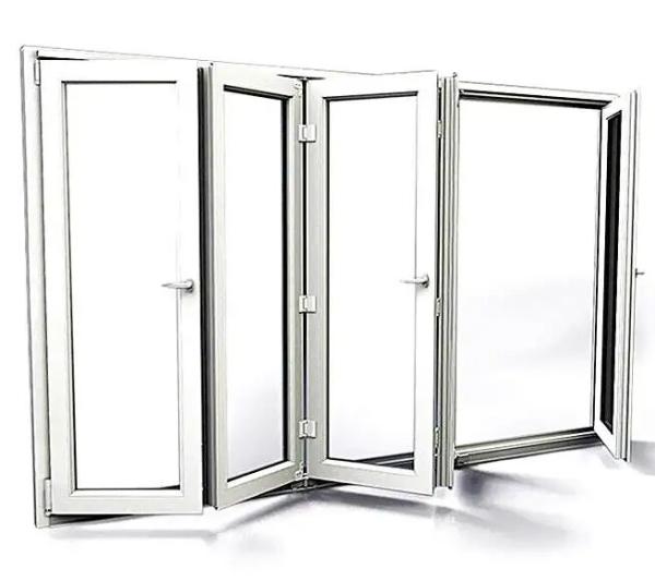 Customized Size PVC / UPVC Casement Windows Hurricane Proof Impact Windows Glass Double Function 37*50
