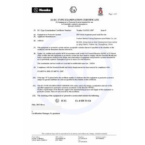 Foshan NuoWei Ventiduct Co., Ltd. Certifications
