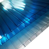 Polycarbonate pour la couverture Plaque de toit transparente Panneau creux en plastique, plastique pour serre