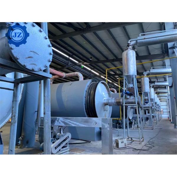 10 Ton Capacity Scrap Tire Pyrolysis Plant To Fuel Oil Carbon Black And Steel Wire